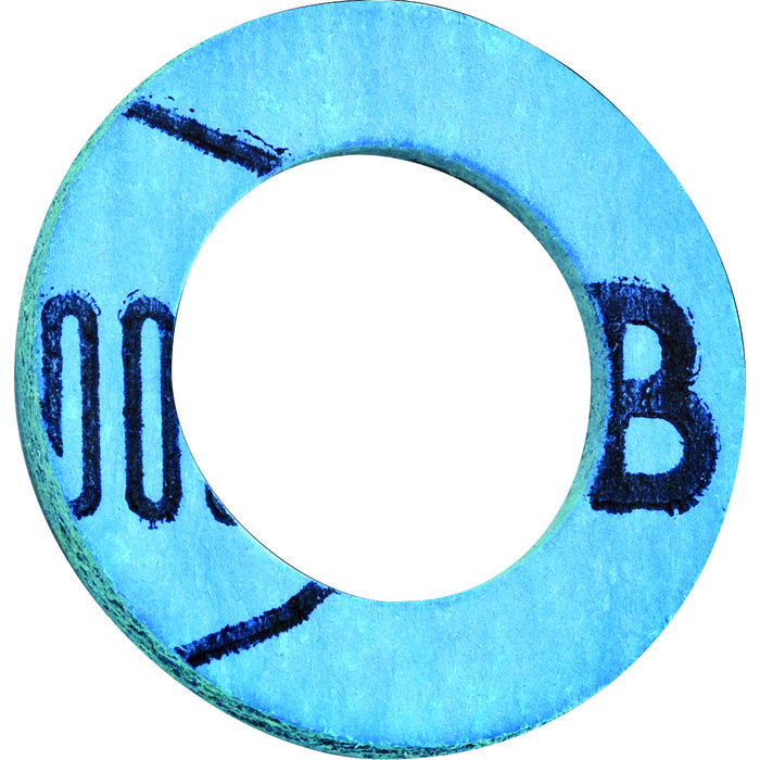 Sachets de 100 joints fibres - Riquier - Bleu - 3/8" - Ep 2 mm