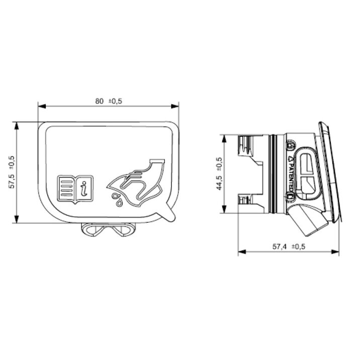 Diffuseur de rinçage - SIDER - Pour cuvette suspendue-1