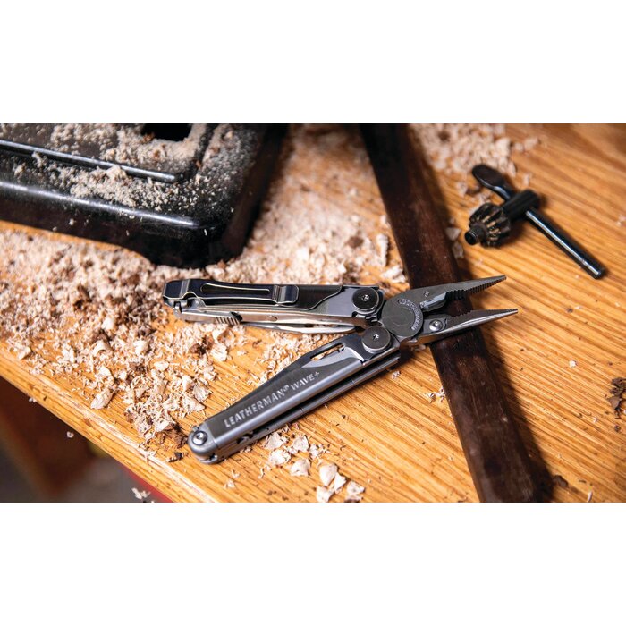 Pince multifonctions Leatherman - 18 outils - Acier inox - 10 cm-3