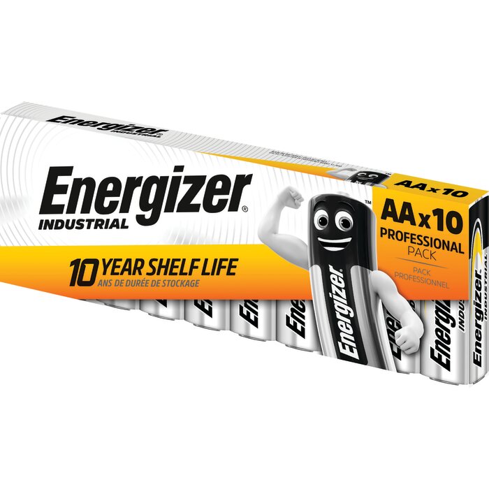 Pile alcaline – ENERGIZER – AA/LR6 – 1,5 V – Industrial – Pack x10-2