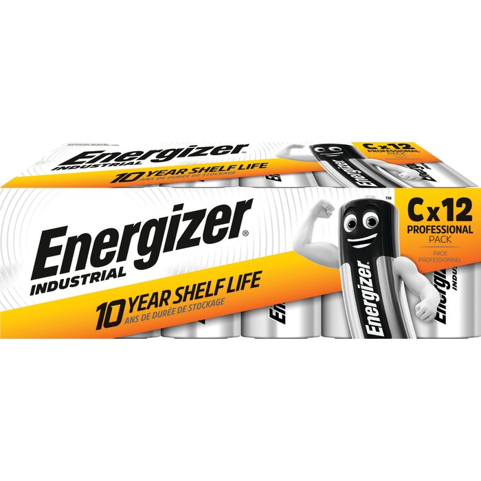 Pile alcaline – ENERGIZER – C/LR14 – 1,5 V – Industrial – Pack x12-3