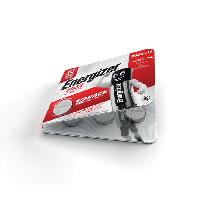Pile bouton lithium – ENERGIZER – CR2032 – 3 V – Professional Pack – Vendu par 12-2