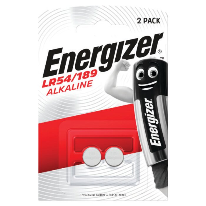 Pile bouton alcaline – ENERGIZER – LR54/189 – 1,5 V – Blister x2-3