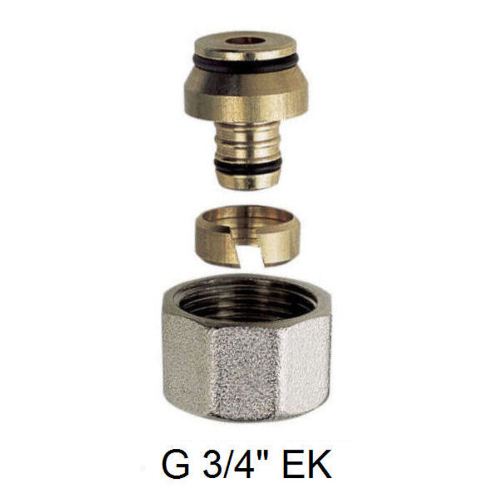 Raccord multicouche à compression Euroconus pour collecteur