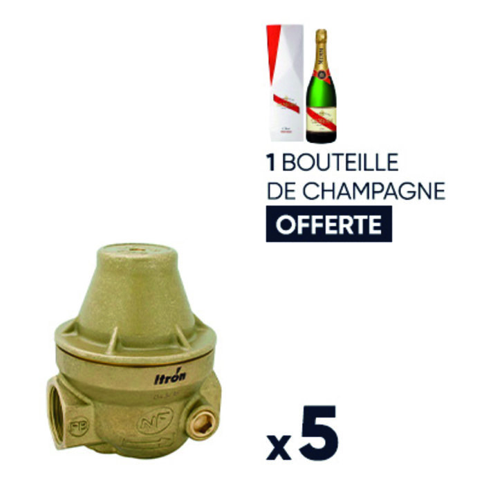 5 réducteurs de pression sans raccord + 1 Bouteille de Champagne OFFERTE-1