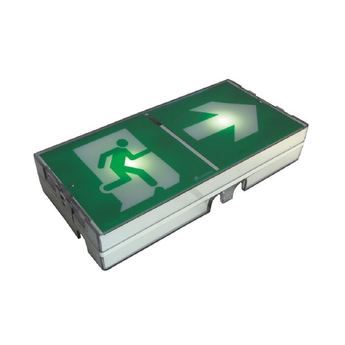 BAES d'évacuation reconditionné - LUMINOX - Flèche droite - SATI - 45 lm - IP43-1