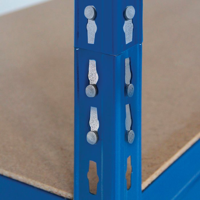 Etagère Stabil métallique - 4 tablettes agglomérées - 220 kg par tablette - Dimensions 120 x 192 x 50 cm-5