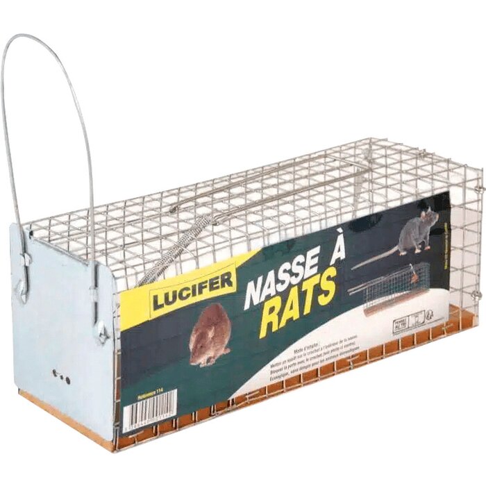 Nasse à rats - Lucifer - 1 entrée - Longueur 28 cm-1