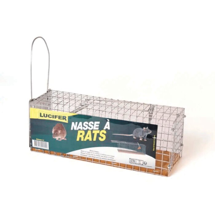 Nasse à rats - Lucifer - 1 entrée - Longueur 28 cm-2