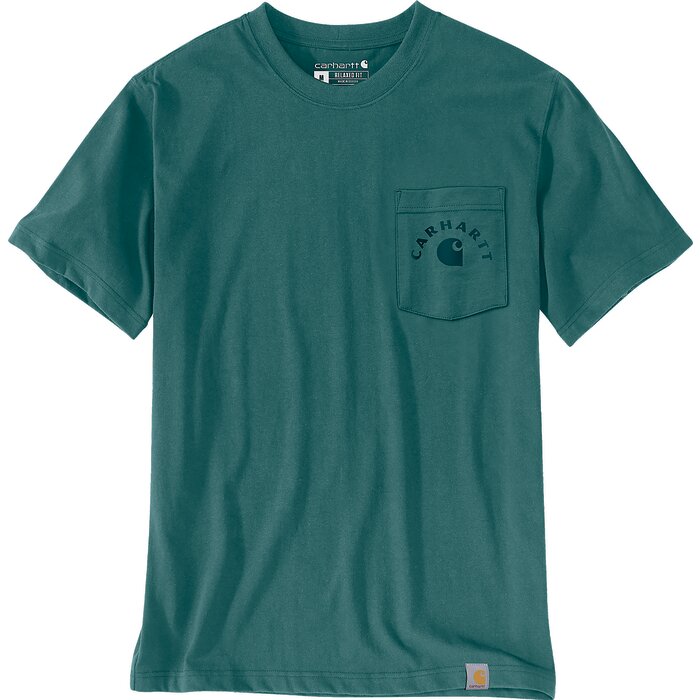 T-shirt de travail – CARHARTT - Manches courtes - Vert - Taille S