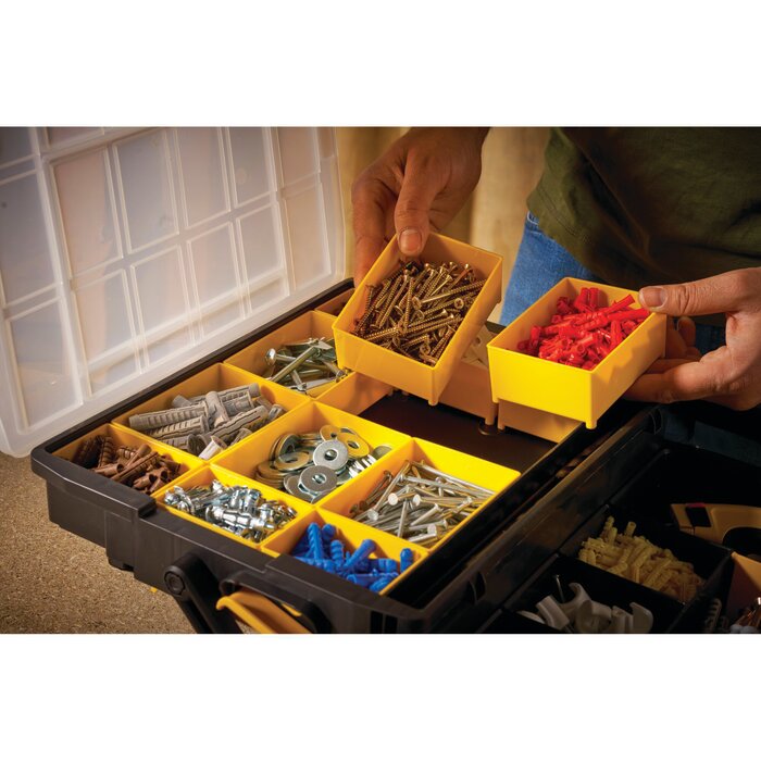 Organiseur multi-niveaux – STANLEY – SortMaster double niveau modulable-8