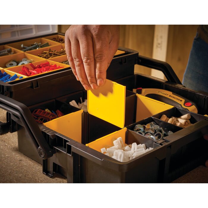 Organiseur multi-niveaux – STANLEY – SortMaster double niveau modulable-9