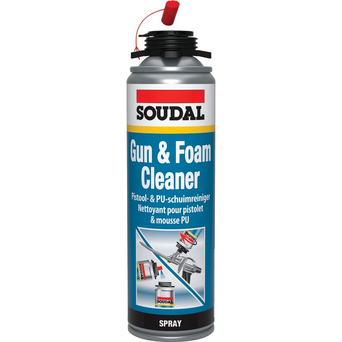 Nettoyant mousse pour pistolet - Gun & Foam Cleaner - Soudal - 500 ml -1