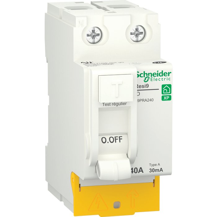 Interrupteur différentiel - Resi9 - Schneider Electric - 2P - Type A