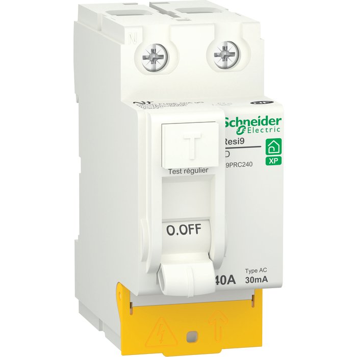 Interrupteur différentiel - Resi9 - Schneider Electric - 2P - Type AC