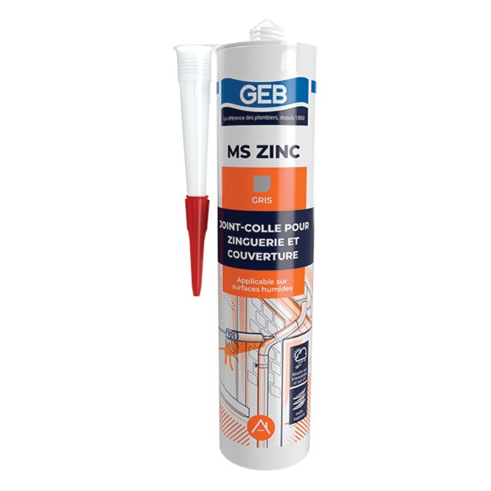 Mastic silicone acétique - Gebsicone W3 - GEB 