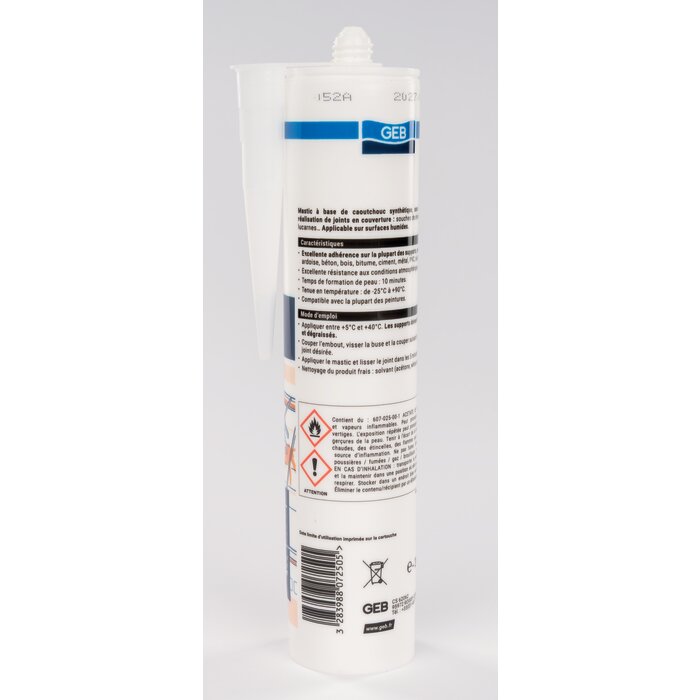Mastic d'étanchéité translucide - Toflex - GEB - 310 ml-2