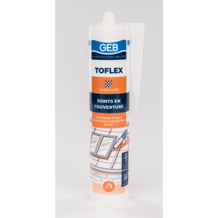 Mastic d'étanchéité translucide - Toflex - GEB - 310 ml-4