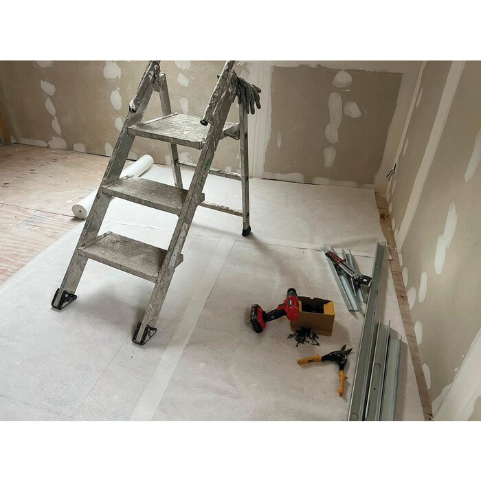 Bâche de protection sol chantier – TRAMICO – Polyprotec Basic – 1000 mm × 25 m - antiglisse étanche-5