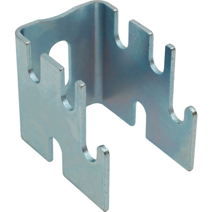 Support pour radiateur en acier - ING FIXATION - Embrase carrée - L. 100mm - Vendu par 10-1