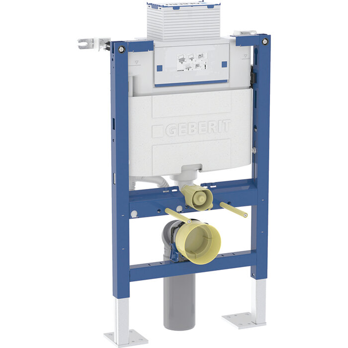Bâti-support pour WC suspendu Duofix - Geberit - Autoportant - Avec réservoir à encastrer Omega 12 cm-1