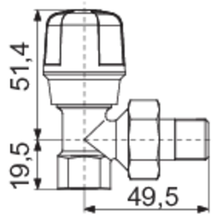 Robinet équerre manuel-1