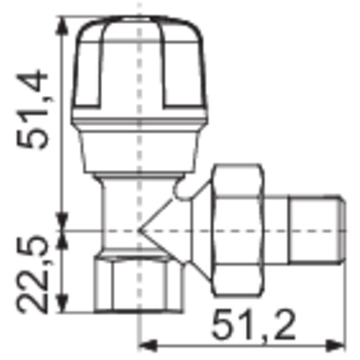 Robinet équerre manuel-1