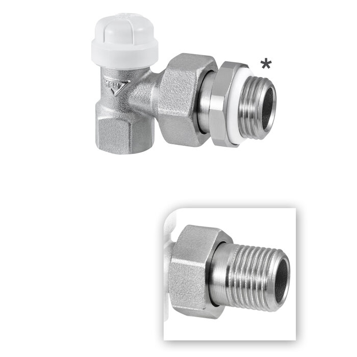 Ensemble thermostatique - SIDER - Equerre femelle - 1/2"-2