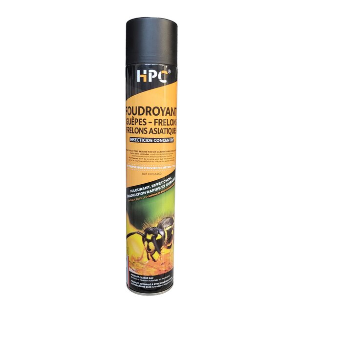 Insecticide concentré – HPC – guêpes, frelons, frelons asiatiques – aérosol 750 mL-1