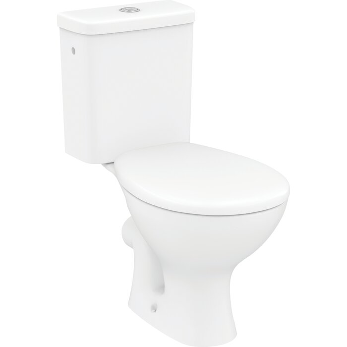 Pack WC à poser – SIDER – Avec bride - Sortie horizontale - Réservoir 3/6 l -1