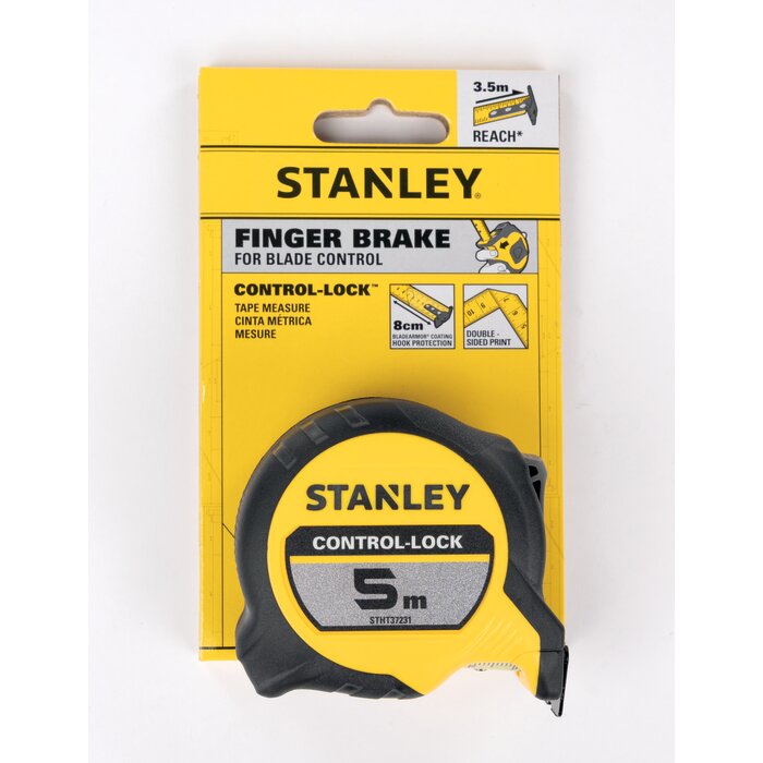 Mètre ruban - STANLEY - 5 M x 25 MM - Magnétique - Control-Lock™-5