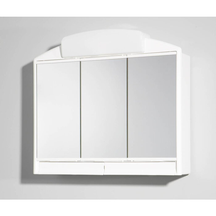 Armoire de toilette - Blanc - L590mm x H 510mm x  P160mm-1