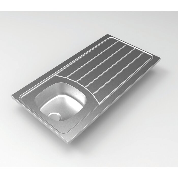 Evier à poser - MODERNA - Iséo 1200 - L1200 - P600 - H30