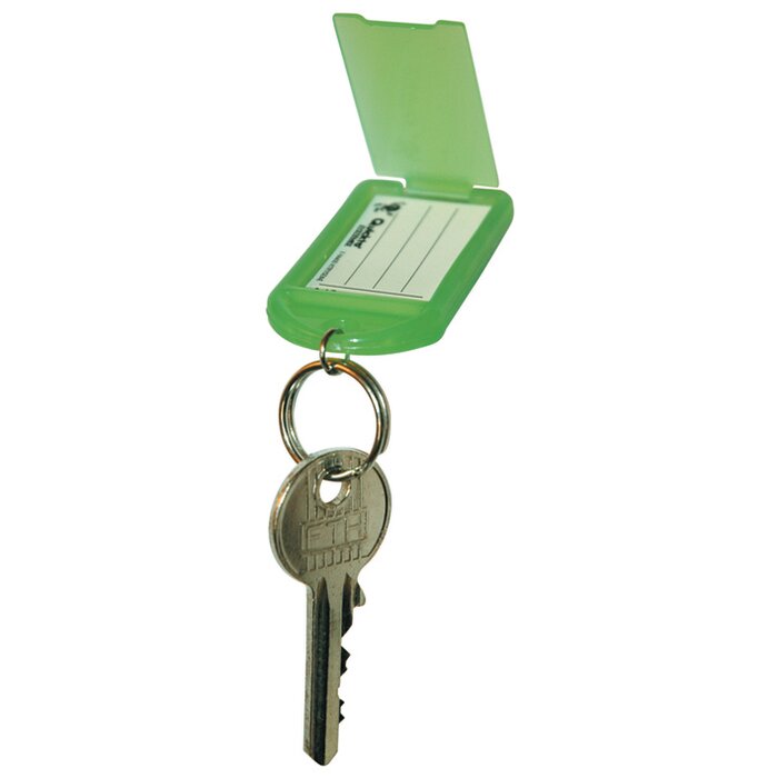 Porte-clés à étiquette – QUICKTO – Lot 100 pièces – Couleurs assorties-1