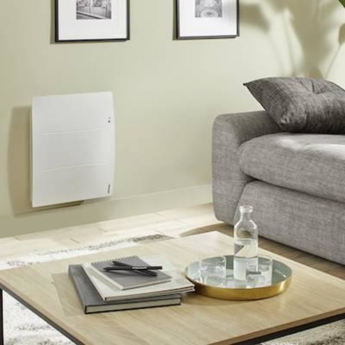 Radiateur bloc aluminium ATLANTIC - Agilia PI Connecté - Blanc-6