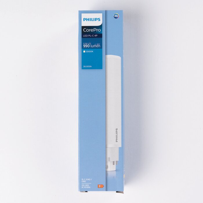 Ampoule LED à broche – PHILIPS - CorePro PLC - G24q-3 - 9 W - 950 lm - 3000 K-3