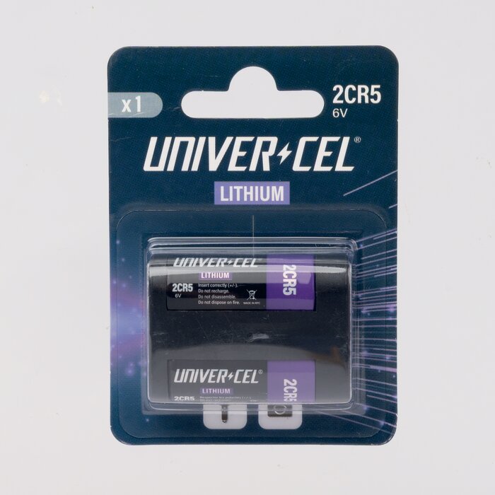 Piles lithium - Univercel - 2CR5 - 6 V-2