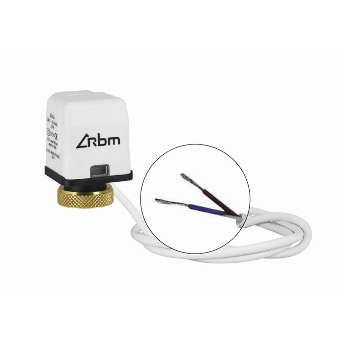 Servomoteur à commande électrothermique RBM - Sans microrupteur auxiliaire - 230 V-2