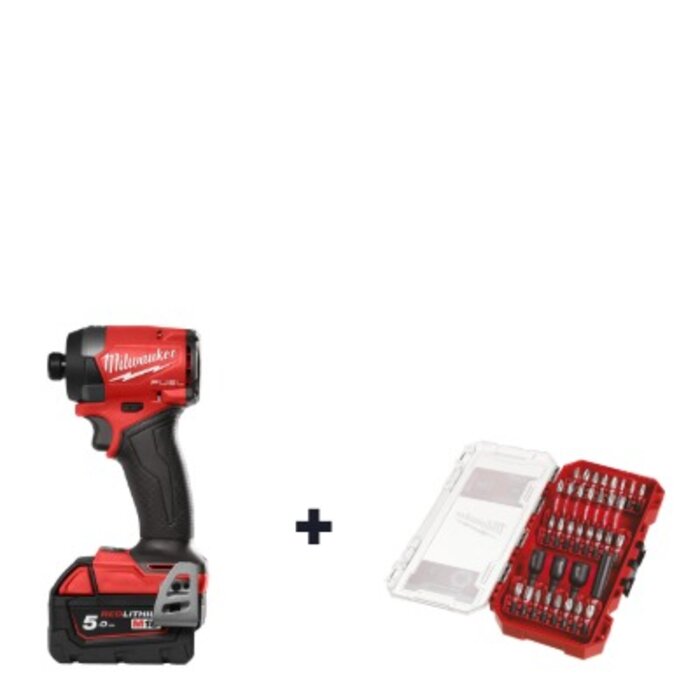 Lot visseuse à chocs sans fil et coffret 35 embouts – MILWAUKEE – M18 FUEL 226 Nm-1