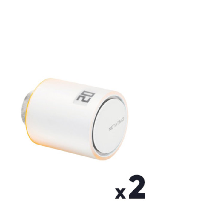 Tête thermostatique intelligente Netatmo - Lot de 2-1