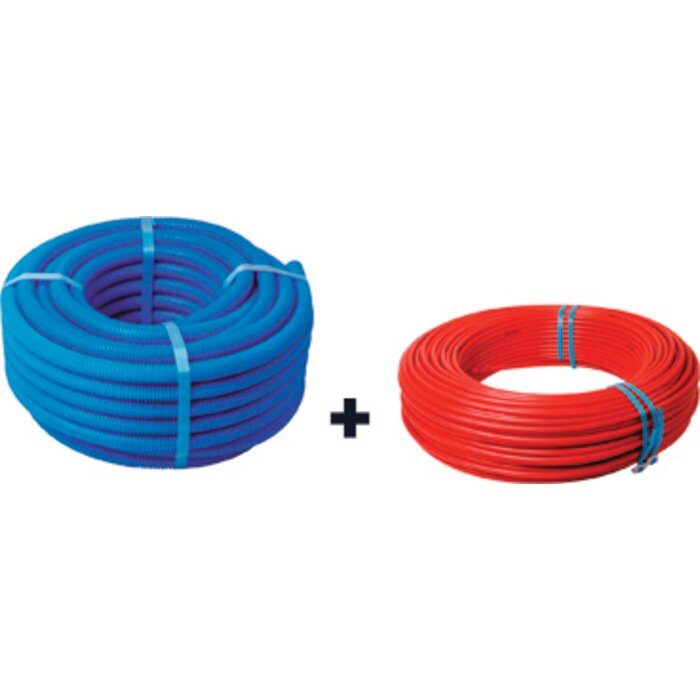 Kit tubes per nus - bleu et rouge - Ø 10 x 12 mm - L.240 m-1