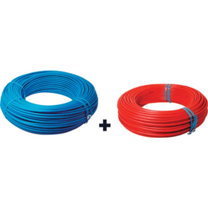Kit tubes per nus - Bleu et Rouge - Ø 16 x 20 mm - L.240 m-1