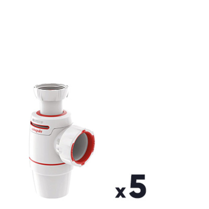 Siphon évier NEO AIR Ø40 - Wirquin - Lot de 5-1