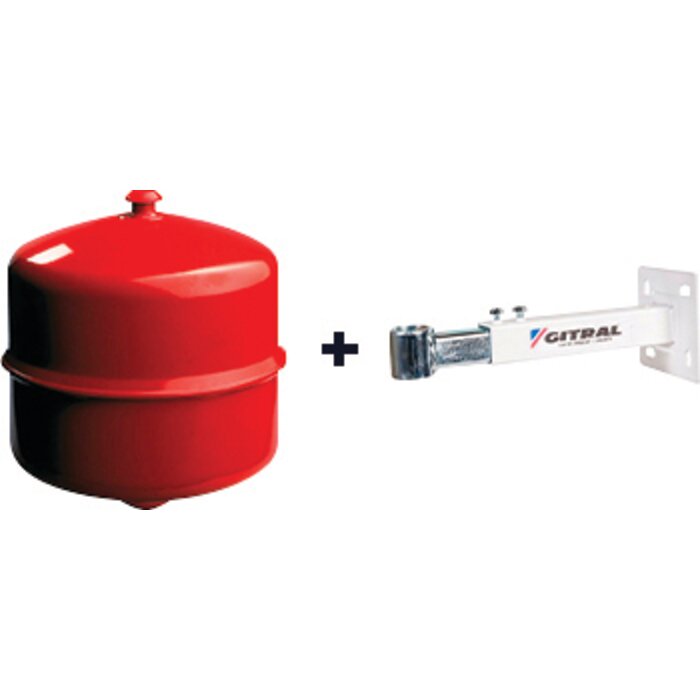 Lot Vase d'expansion à membrane 25 L avec support-1