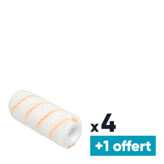 Lot de 4 + 1 OFFERT manchons - Pour rouleau pro anti-goutte