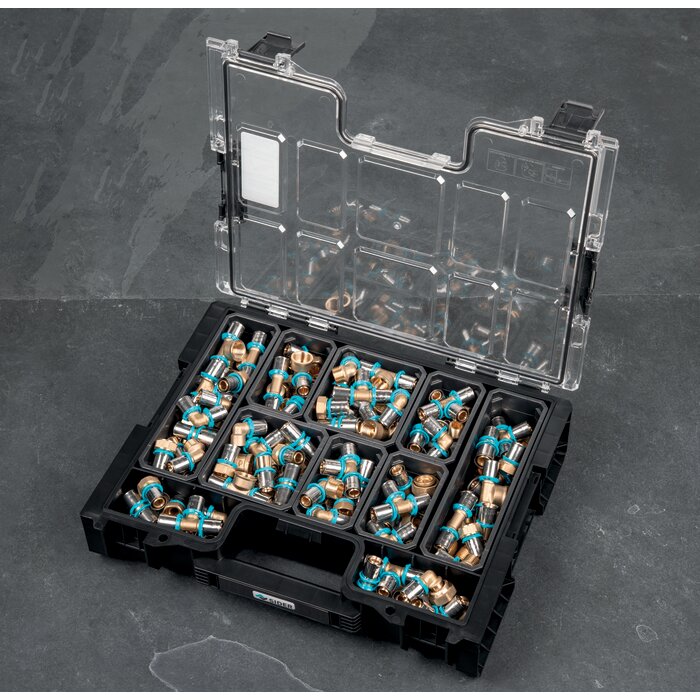 Assortiment de 100 raccords multicouche SIDER - Ø16 - 1 organiseur Cassius OFFERT-4