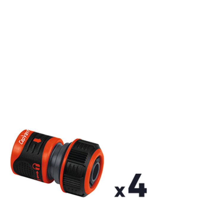 Lot de 4 raccords rapide d'arrosage avec blocage - Lock - Capvert - Ø 15 mm-1
