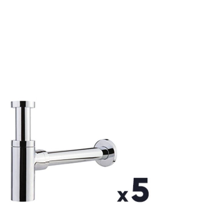 Lot de 5 siphons design pour lavabo - Odyssea-1