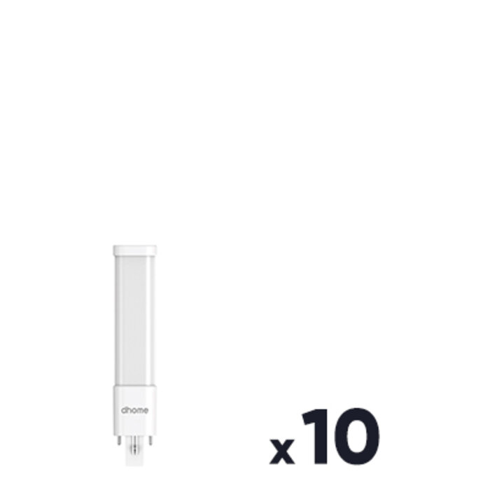 Lot de 10 ampoules LED PL-S - Dhome - G23
