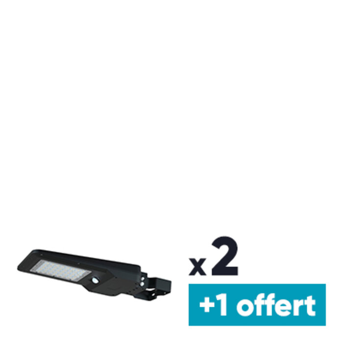 Lot de 2 têtes de lampadaire LED public + 1 OFFERT - Dhome - Solaire -1